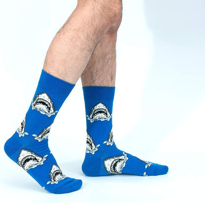Mens Dress Socks, Cool Cute Food Graphic Animal Novelty Crazy Funny Crew Fun Socks for Men