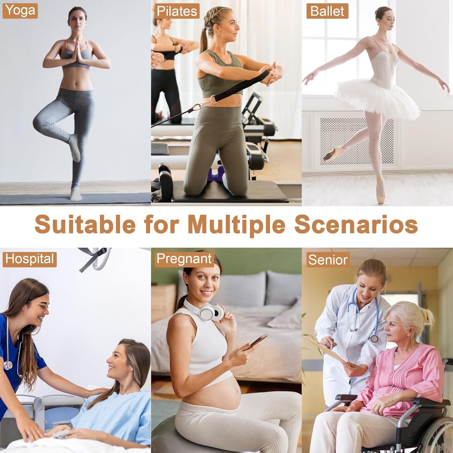Pilates Non Slip Grip Socks for Women 1-4 Pairs Yoga Barre Ballet Workout Hospital Grippy Sock