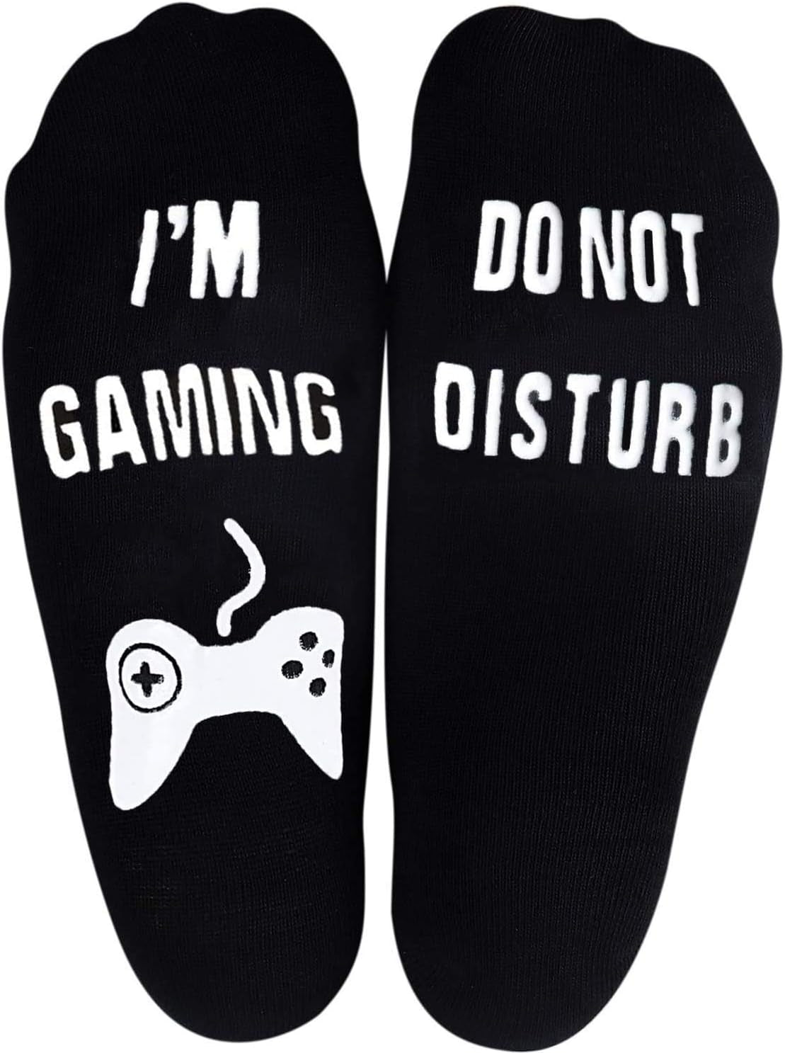 Unisex Cotton 'If U Can I'M Gaming' Socks - Funny Novelty Gamer Gift for Men and Women - Great for Christmas